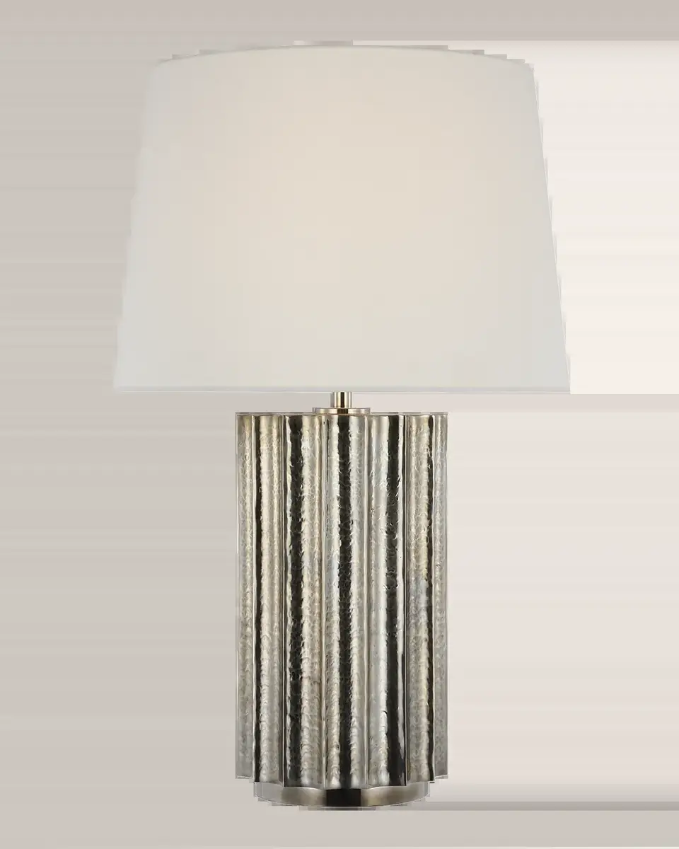 Visual Comfort Signature Kolber Table Lamp With Linen Shade by Ralph Lauren | Thumbnail 2 Visual Comfort Signature Kolber Table Lamp With Linen Shade by Ralph Lauren | Thumbnail 2