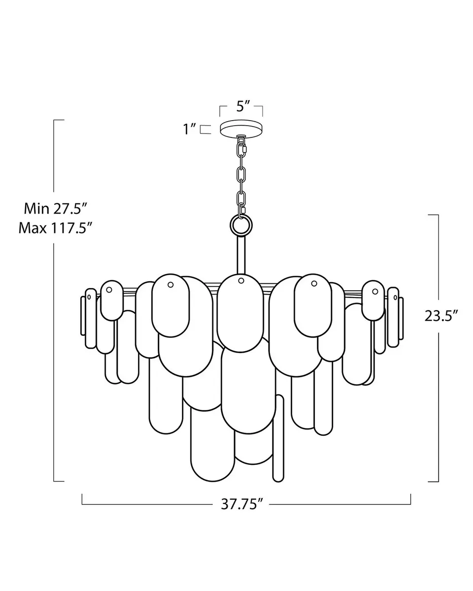 Regina Andrew Echo Chandelier | Thumbnail 4 Regina Andrew Echo Chandelier | Thumbnail 4