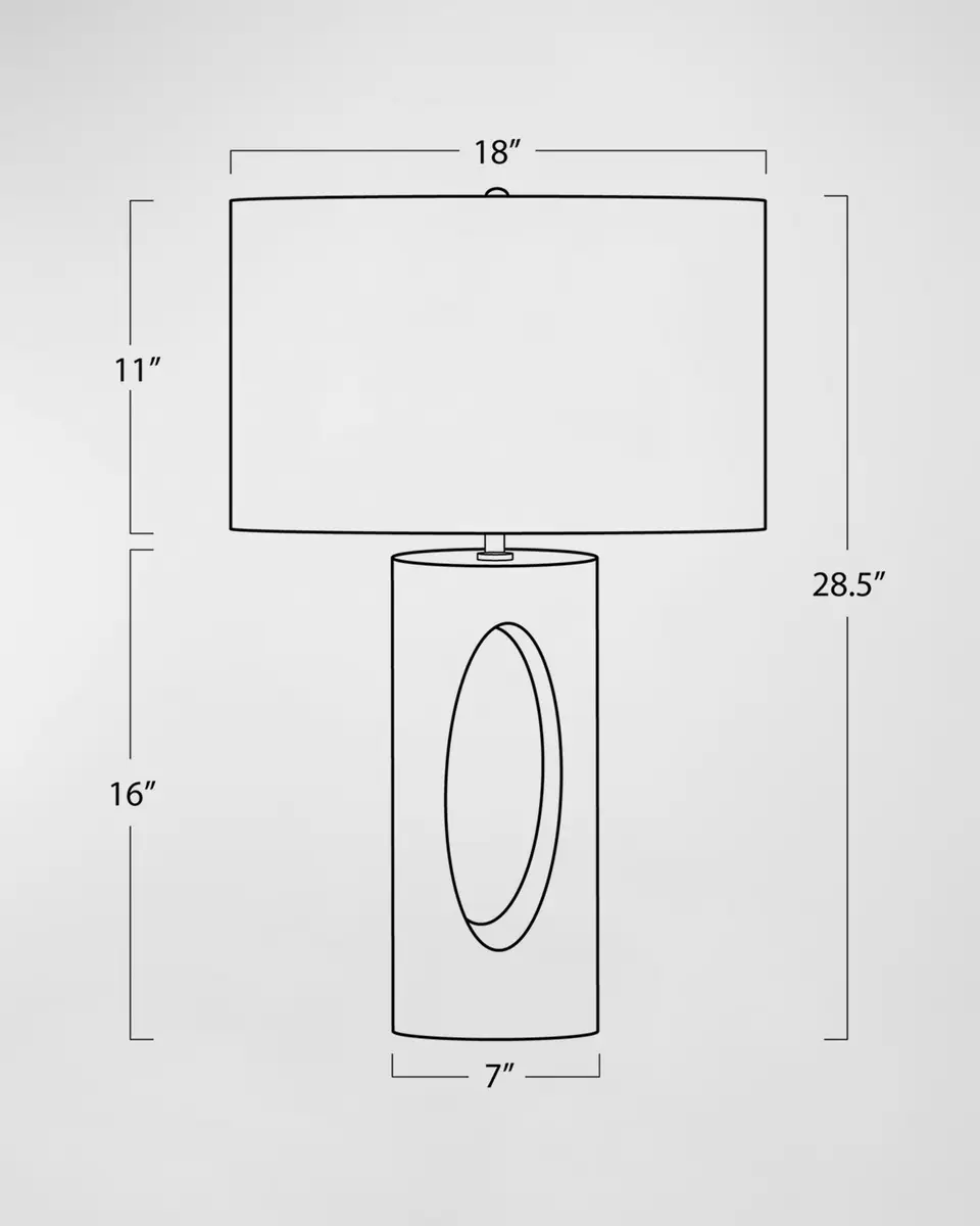 Regina Andrew Portia Marble Table Lamp | Thumbnail 5 Regina Andrew Portia Marble Table Lamp | Thumbnail 5