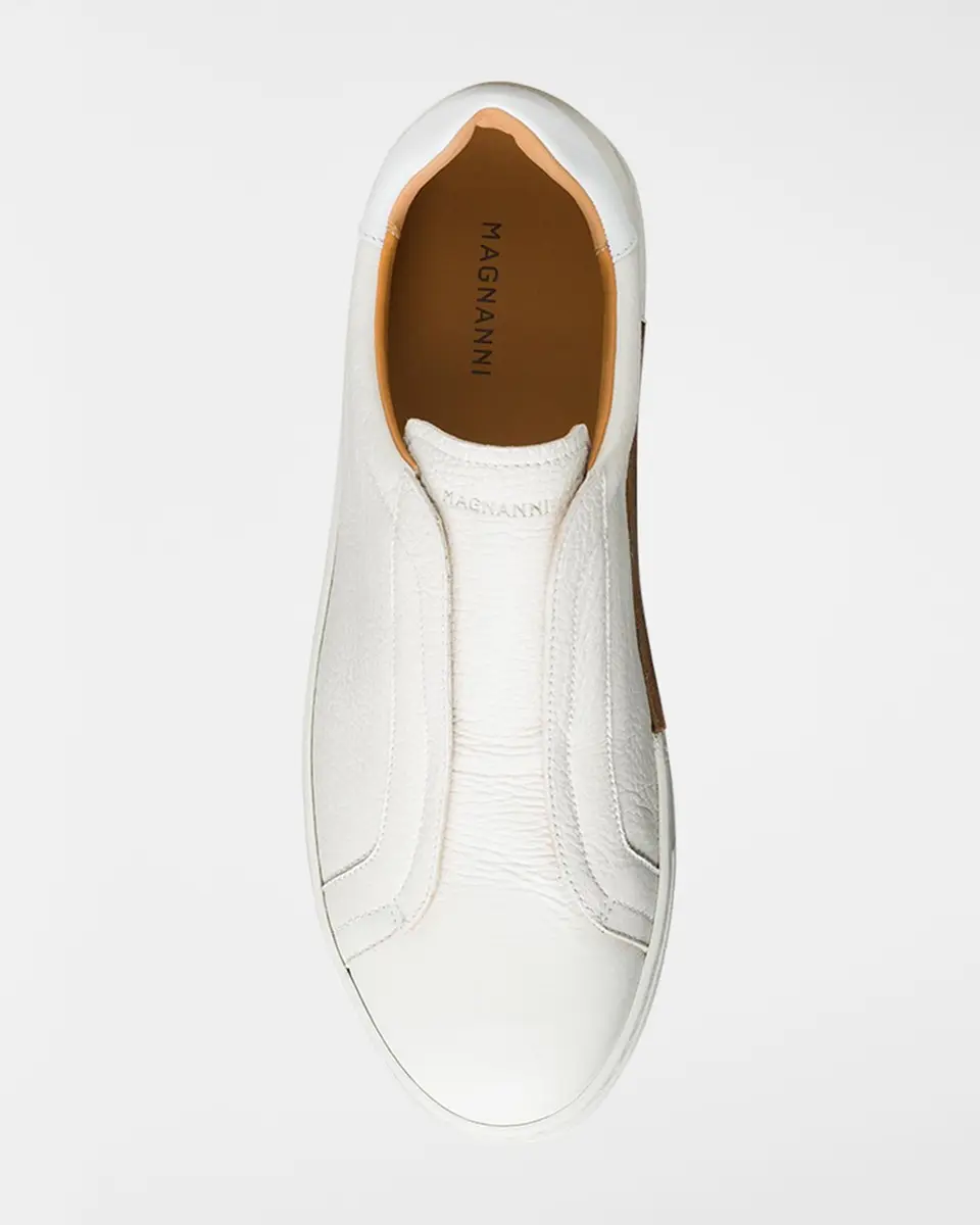 Magnanni Men's Gasol Leather Slip-On Sneakers | Thumbnail 2 Magnanni Men's Gasol Leather Slip-On Sneakers | Thumbnail 2