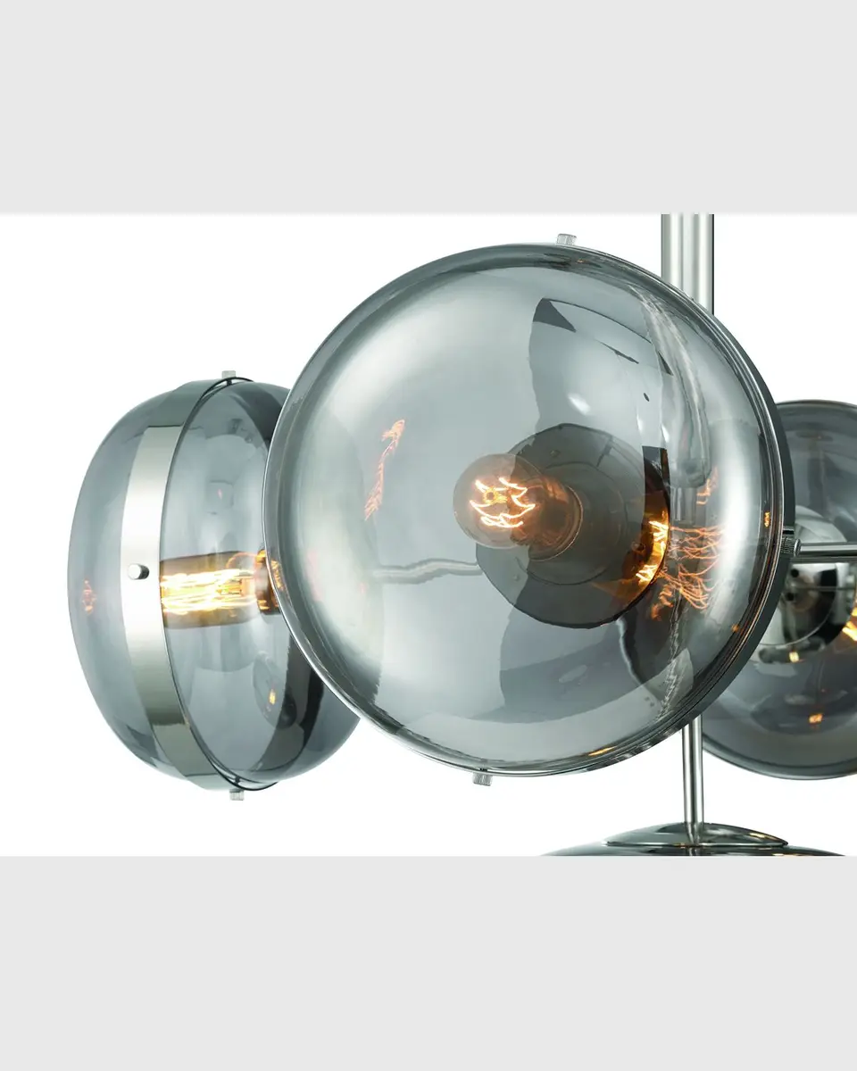 Eurofase Nottingham 5-Light Chandelier In Nickel | Thumbnail 4 Eurofase Nottingham 5-Light Chandelier In Nickel | Thumbnail 4
