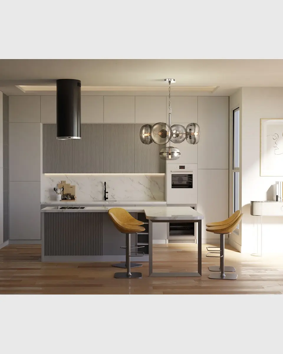 Eurofase Nottingham 5-Light Chandelier In Nickel | Thumbnail 5 Eurofase Nottingham 5-Light Chandelier In Nickel | Thumbnail 5