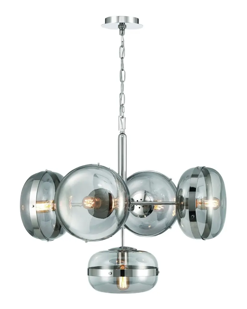 Eurofase Nottingham 5-Light Chandelier In Nickel