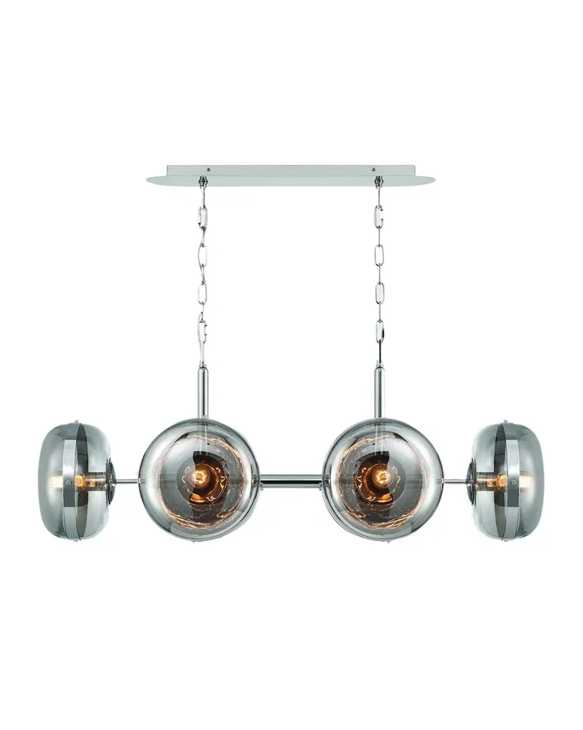 Eurofase Nottingham 6-Light Chandelier In Nickel | Image 1 Eurofase Nottingham 6-Light Chandelier In Nickel | Image 1