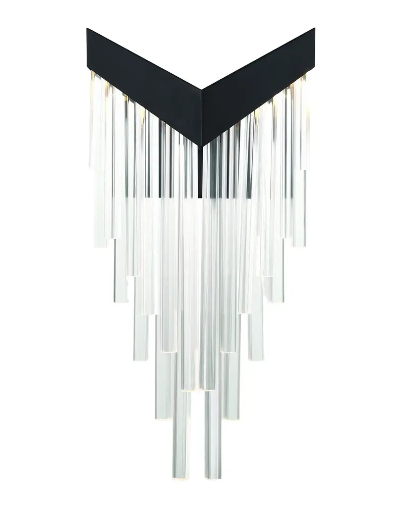 Eurofase Vivien 1-Light LED Black Sconce | Image 1 Eurofase Vivien 1-Light LED Black Sconce | Image 1