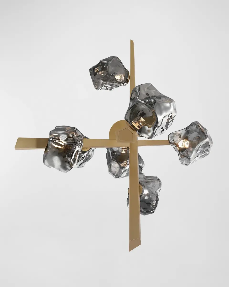Eurofase Thorah 7-Light LED Golden Chandelier | Thumbnail 2