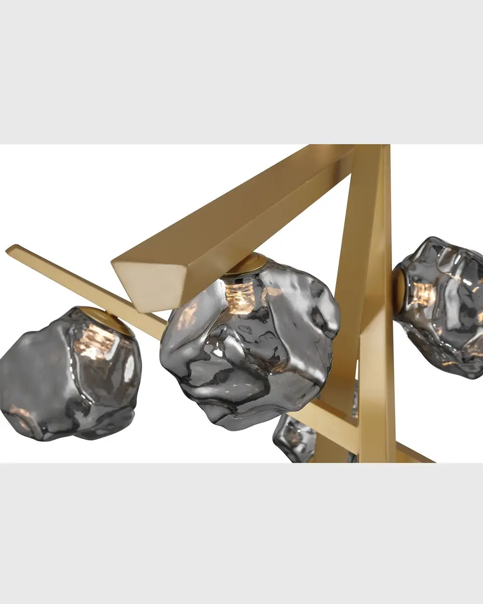 Eurofase Thorah 10-Light LED Golden Chandelier | Thumbnail 2 Eurofase Thorah 10-Light LED Golden Chandelier | Thumbnail 2
