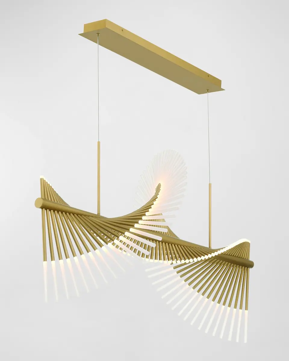Eurofase Voltik 59" 144-Light Integrated LED Chandelier | Thumbnail 3 Eurofase Voltik 59" 144-Light Integrated LED Chandelier | Thumbnail 3