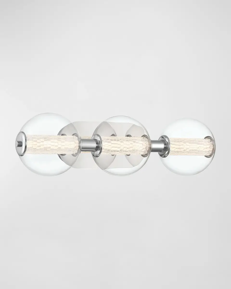 Eurofase Atomo 3-Light LED Vanity in Chrome | Thumbnail 2