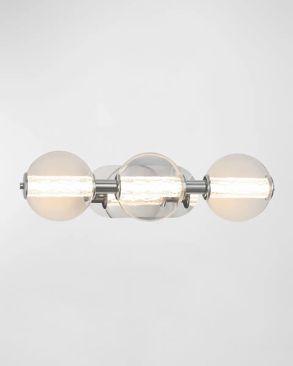 Eurofase Atomo 3-Light LED Vanity in Chrome | Thumbnail 3