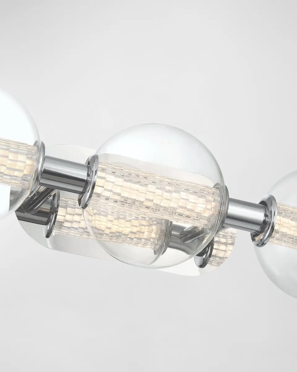 Eurofase Atomo 3-Light LED Vanity in Chrome | Thumbnail 4