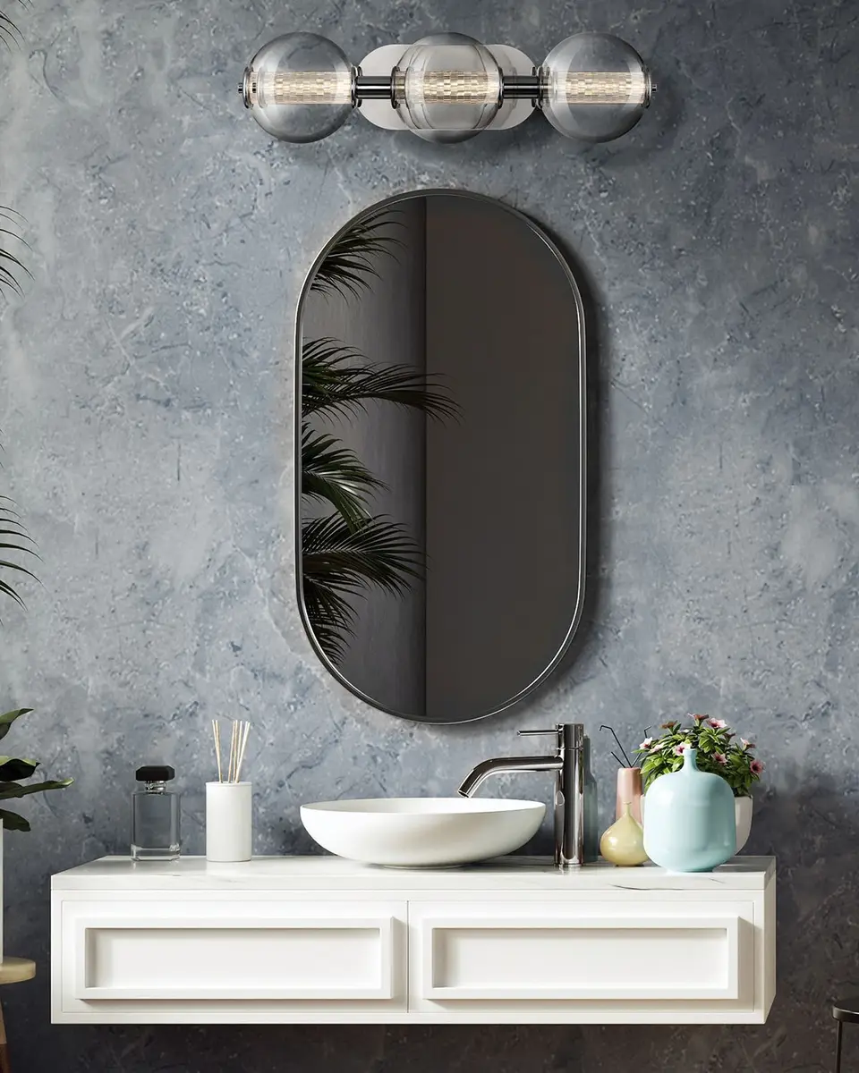 Eurofase Atomo 3-Light LED Vanity in Chrome | Thumbnail 5