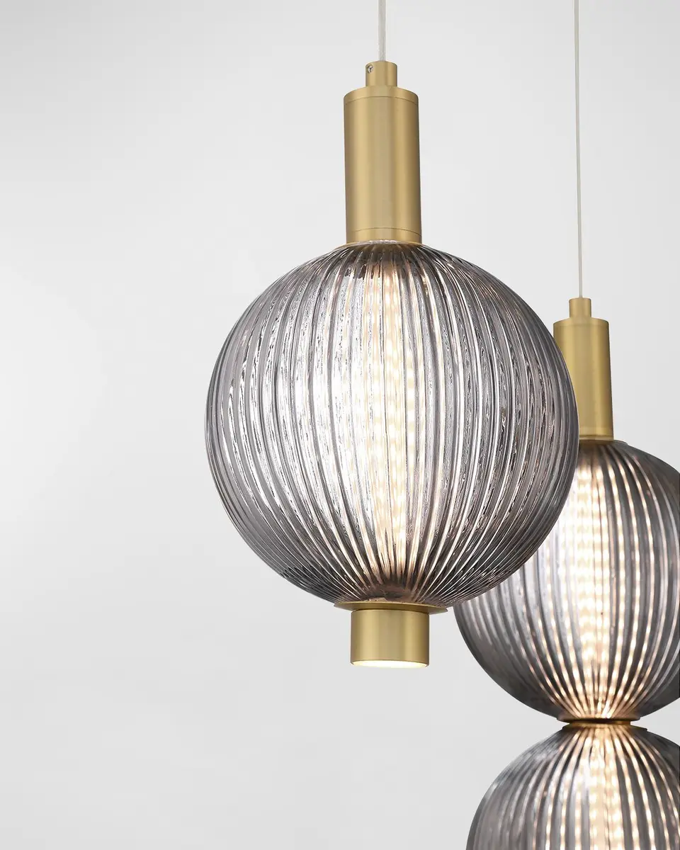 Eurofase Palmas 7-Light LED Golden Chandelier | Thumbnail 3