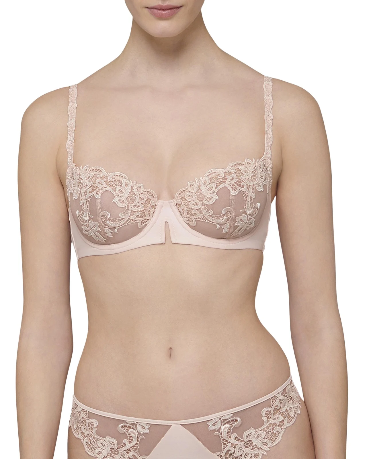 Saga Non-Padded Lace Demi Bra