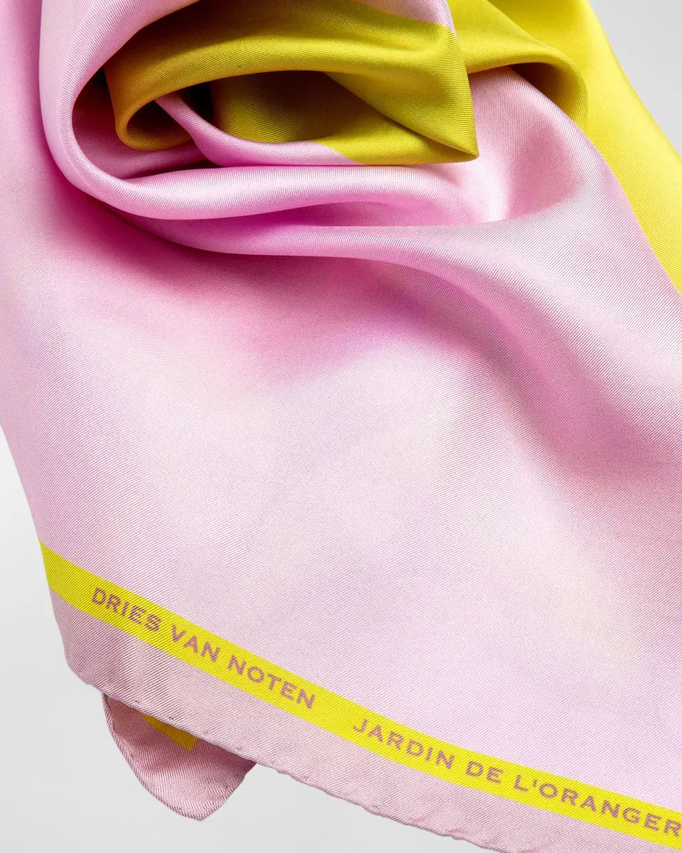 Dries Van Noten Jardin De L 'Orangerie Silk Foulard | Thumbnail 2 Dries Van Noten Jardin De L 'Orangerie Silk Foulard | Thumbnail 2