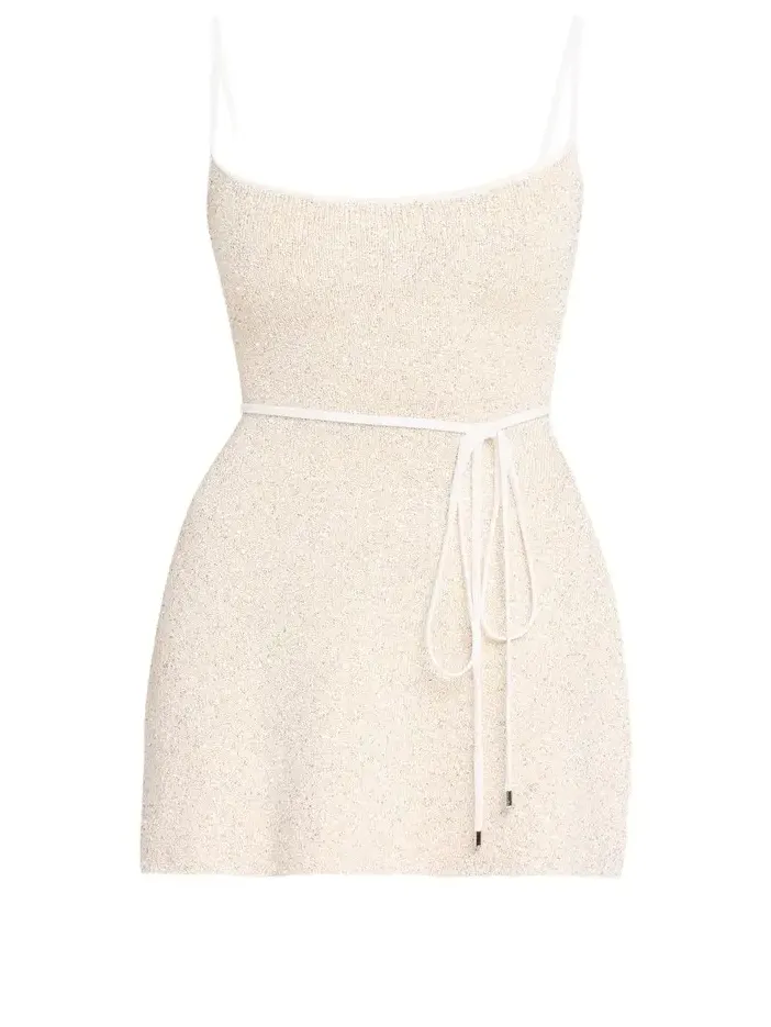 Gisele Metallic Knit Mini Dress Gisele Metallic Knit Mini Dress