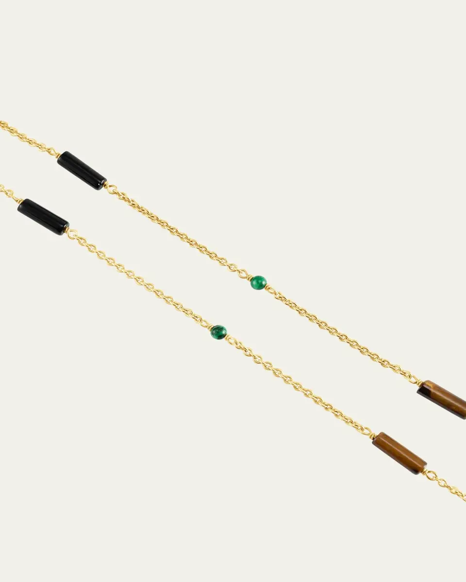 Anabel Aram Jewelry Forza Long Chain Necklace, Multi | Thumbnail 3 Anabel Aram Jewelry Forza Long Chain Necklace, Multi | Thumbnail 3