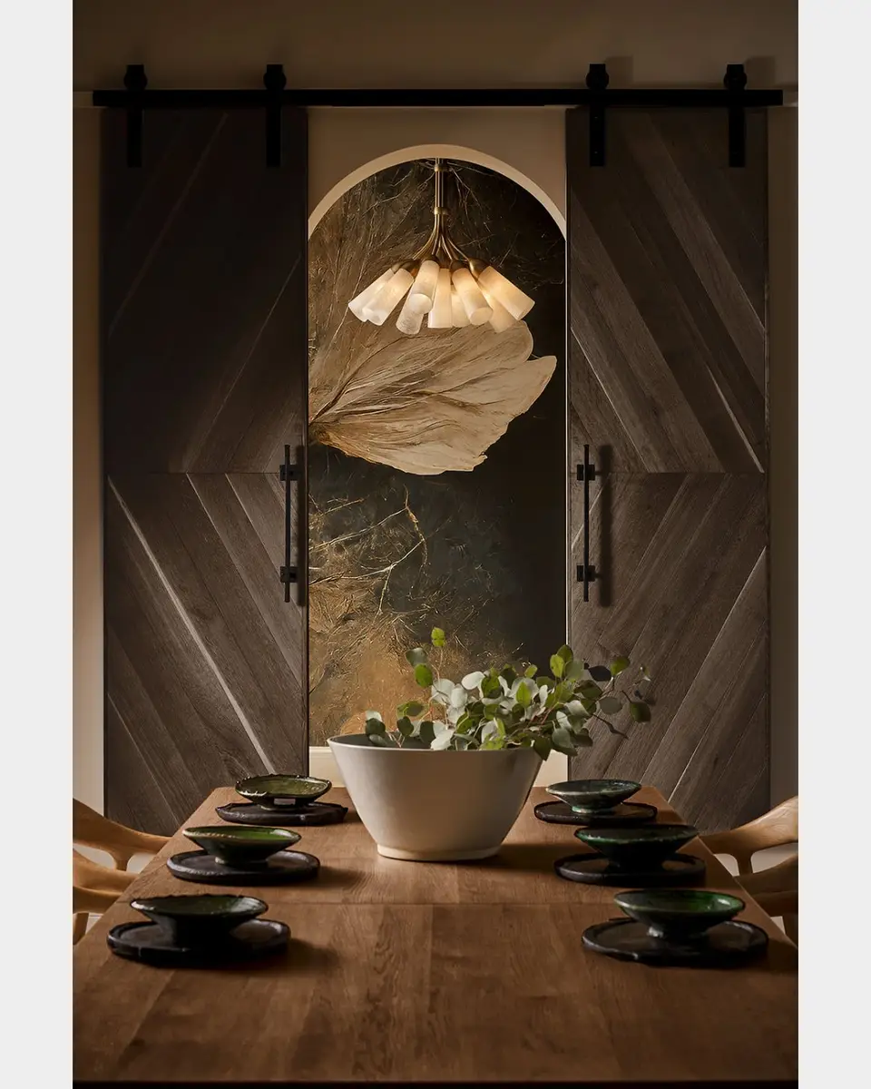 Regina Andrew Mousseaux 9-Light Chandelier, 29" Round | Thumbnail 2 Regina Andrew Mousseaux 9-Light Chandelier, 29" Round | Thumbnail 2