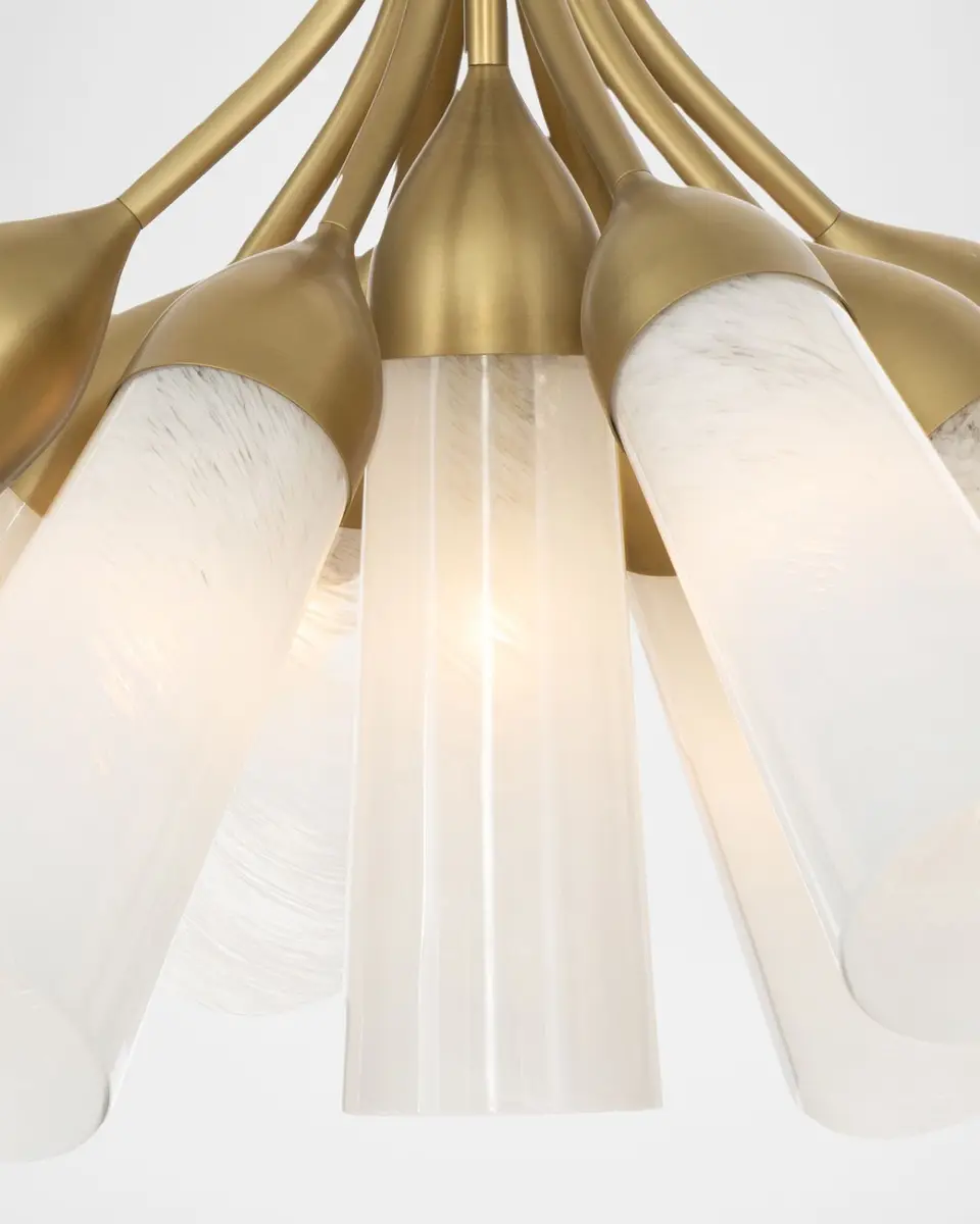 Regina Andrew Mousseaux 9-Light Chandelier, 29" Round | Thumbnail 3 Regina Andrew Mousseaux 9-Light Chandelier, 29" Round | Thumbnail 3