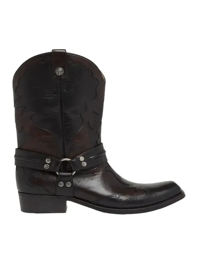 Men's Nubuck Leather Western Boots Men's Nubuck Leather Western Boots