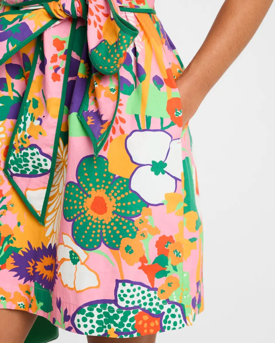 Frances Valentine Doris Floral-Print Cotton Mini Dress | Thumbnail 5 Frances Valentine Doris Floral-Print Cotton Mini Dress | Thumbnail 5