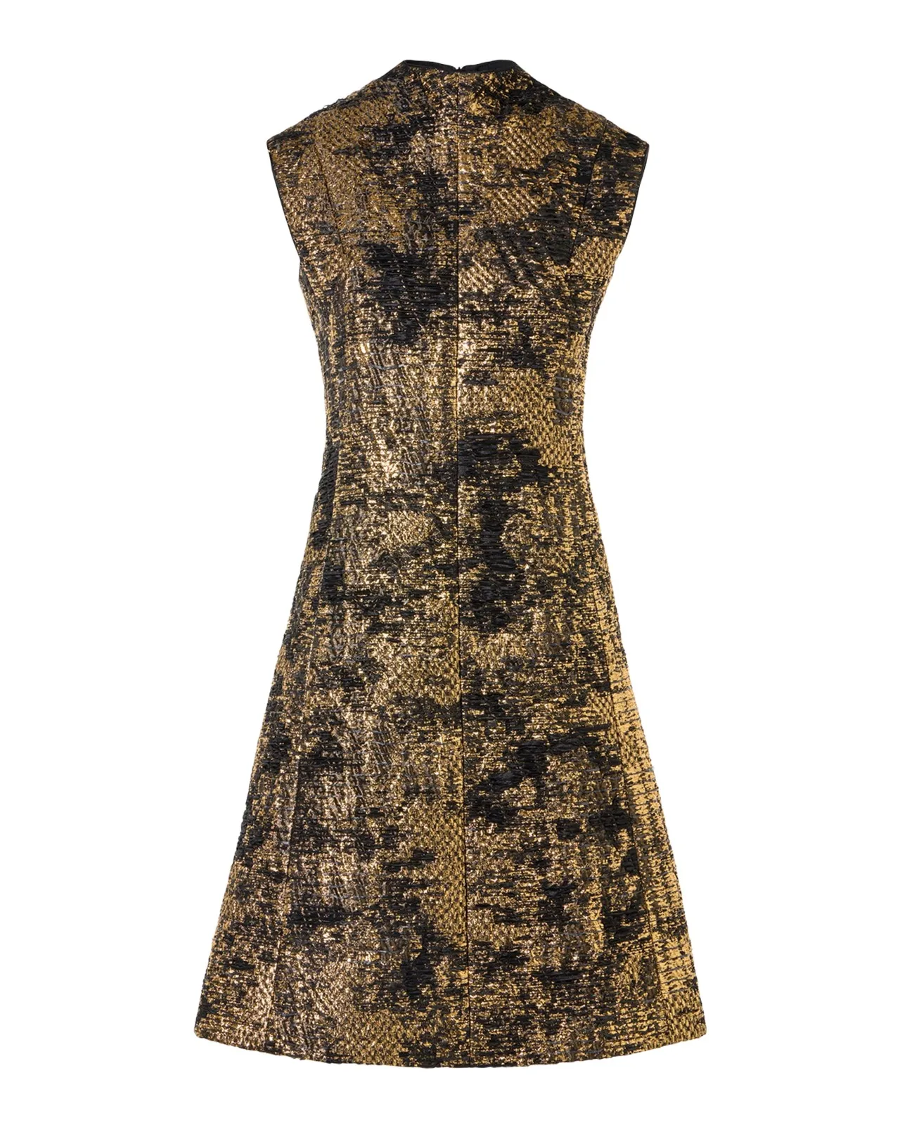 Fragmented Techno Lame Jacquard Sleeveless Dress Fragmented Techno Lame Jacquard Sleeveless Dress