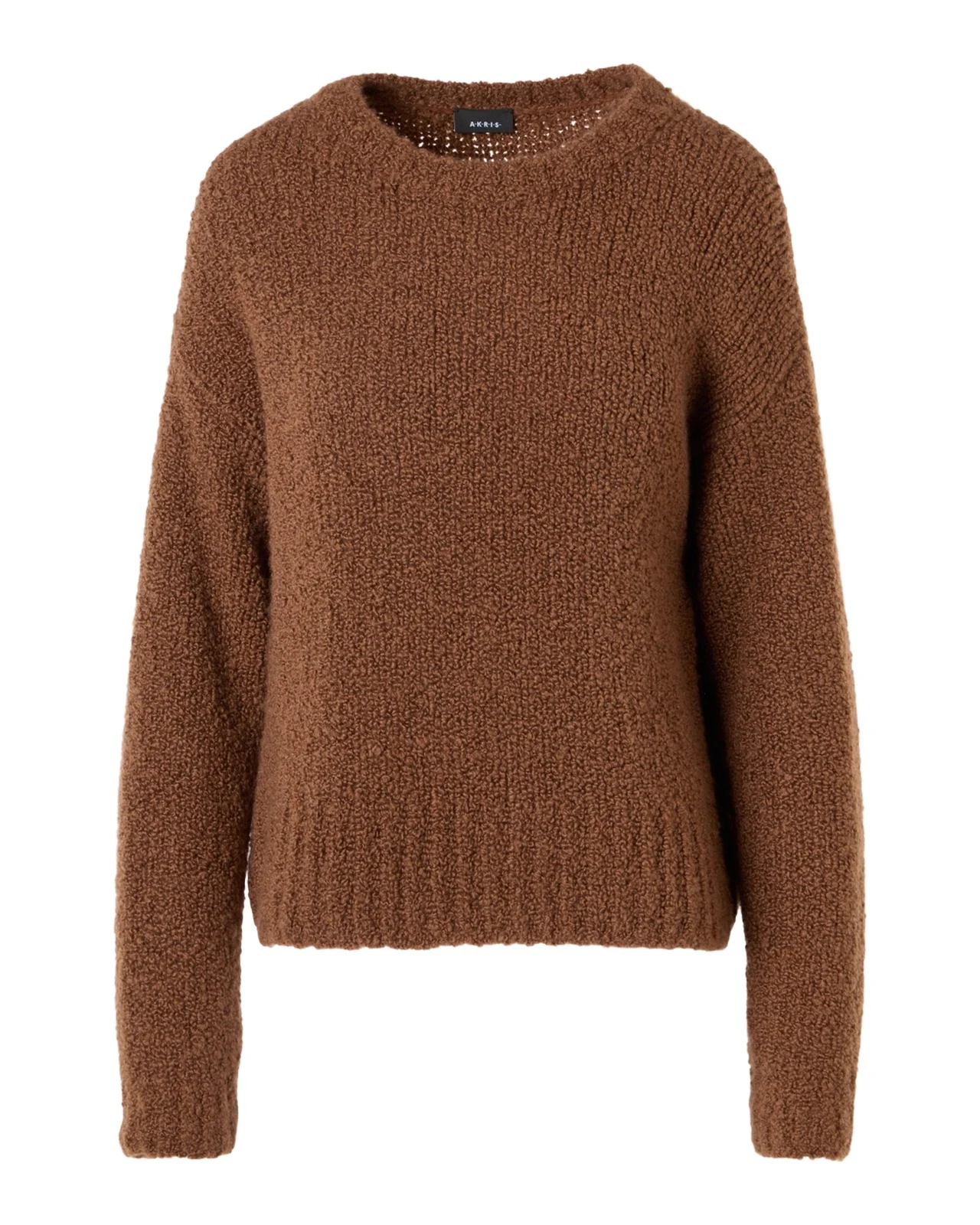 Cashmere-Silk Boucle Knit Sweater Cashmere-Silk Boucle Knit Sweater