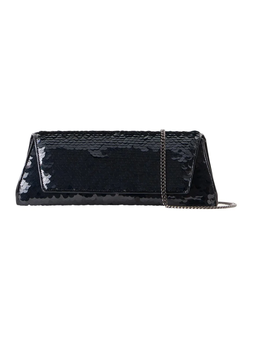 Anouk Sequin Trapezoid Clutch Bag