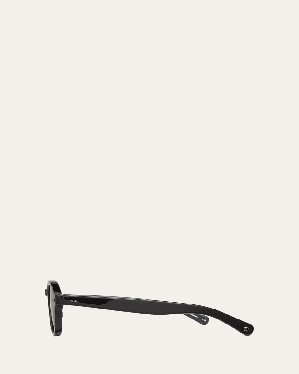 Garrett Leight Men's Flipper Acetate Round Sunglasses | Thumbnail 3 Garrett Leight Men's Flipper Acetate Round Sunglasses | Thumbnail 3