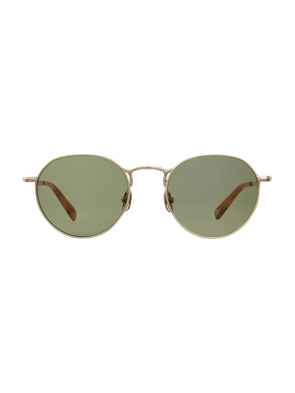 Men's Ocampo Metal Round Sunglasses with Side Shields