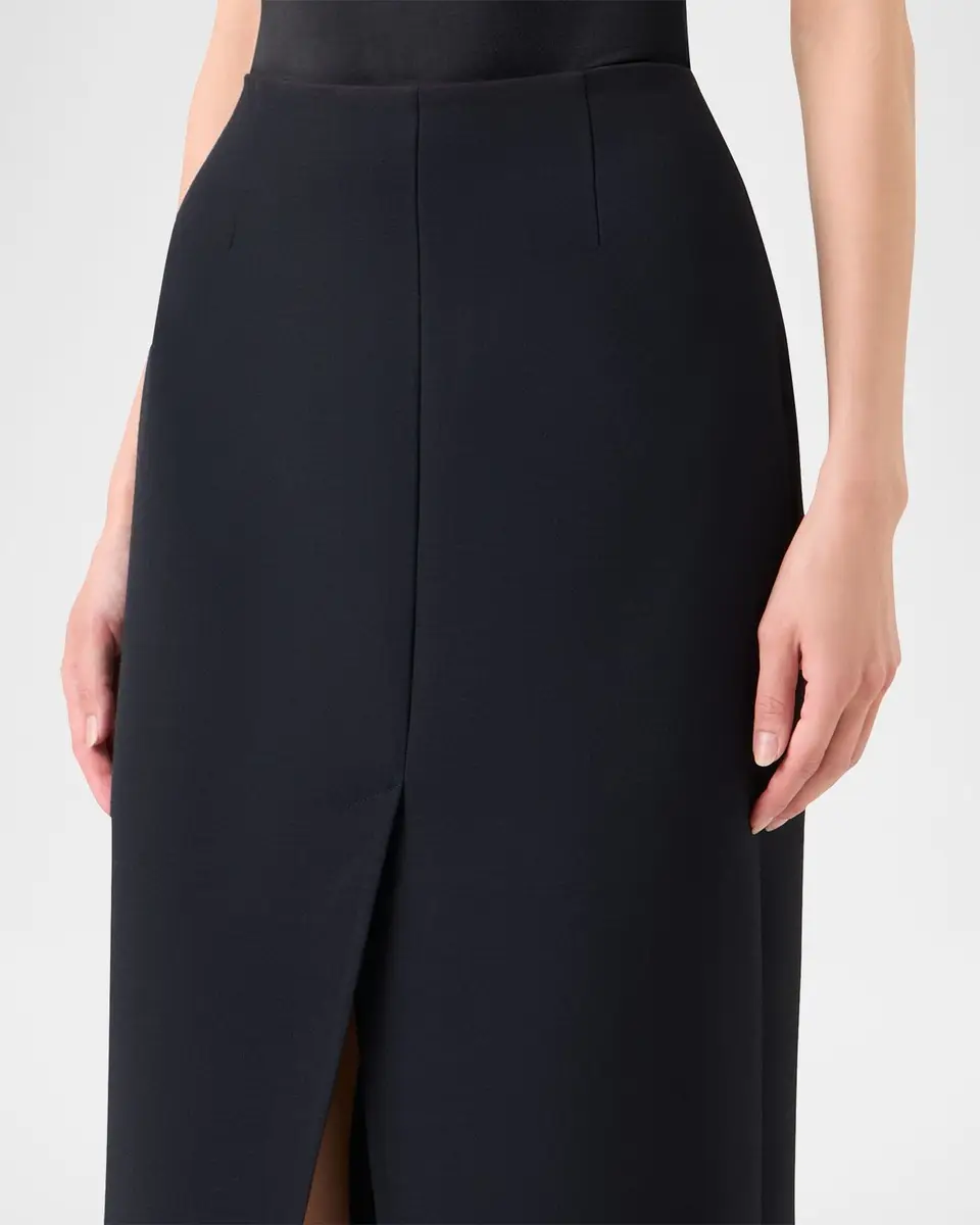Akris Wool Double-Face Slit Midi Pencil Skirt | Thumbnail 5 Akris Wool Double-Face Slit Midi Pencil Skirt | Thumbnail 5