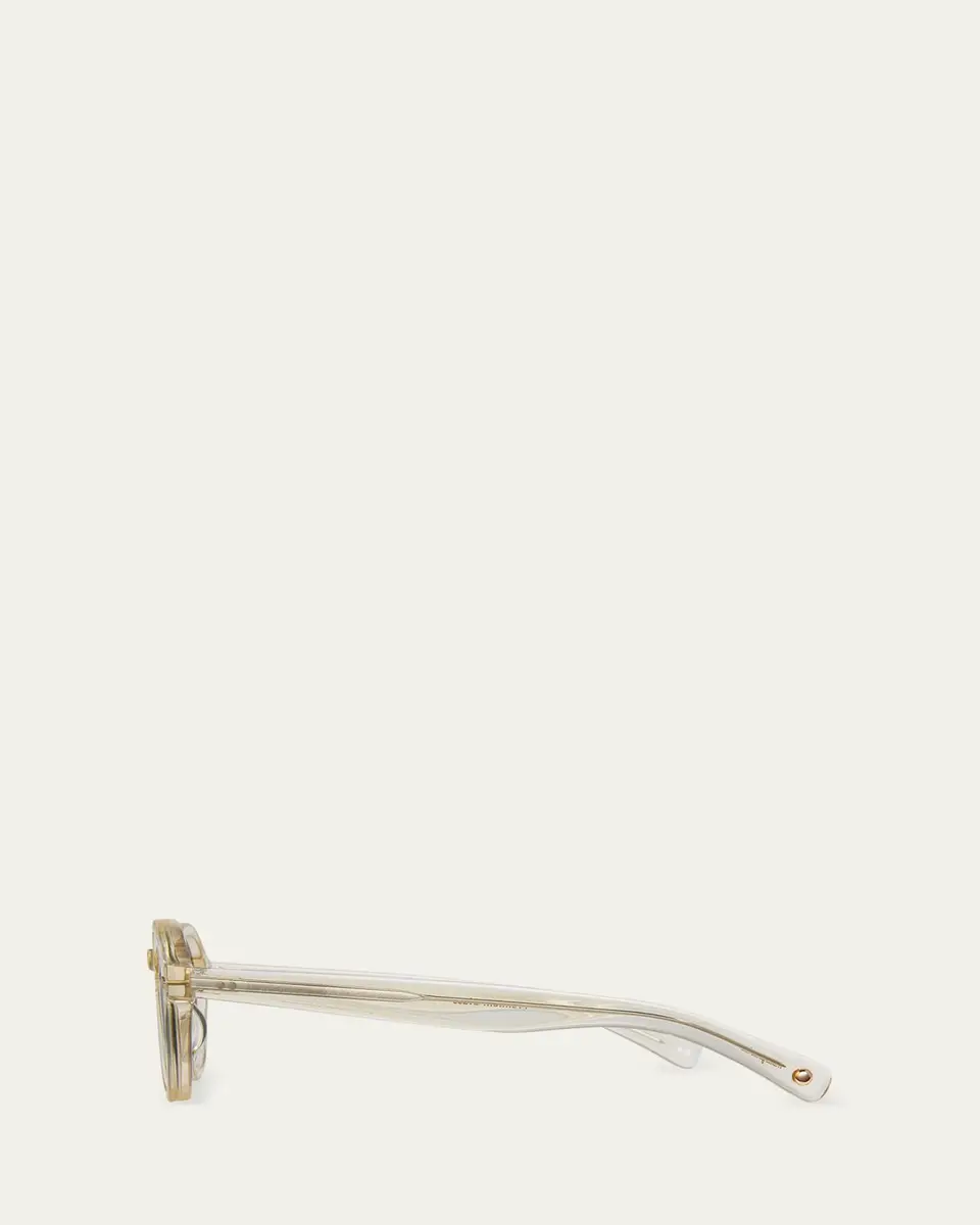 Garrett Leight Men's Flipper Acetate Round Sunglasses | Thumbnail 3 Garrett Leight Men's Flipper Acetate Round Sunglasses | Thumbnail 3
