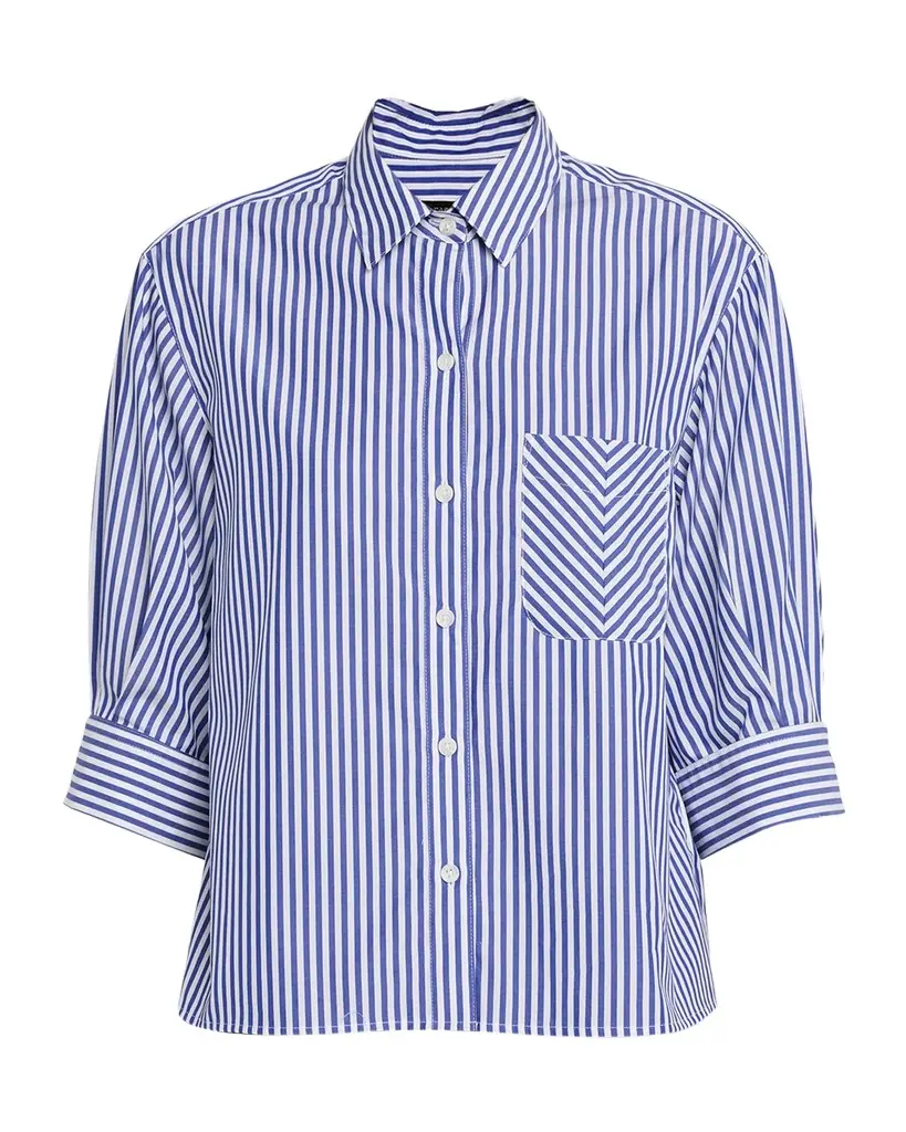 Lucia Stripe Poplin Shirt Lucia Stripe Poplin Shirt