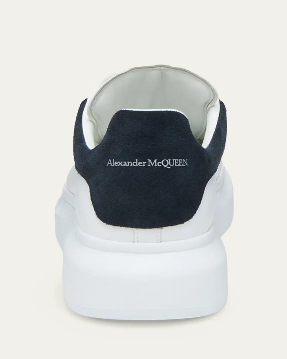 Alexander McQueen Men's Leather and Suede Oversized Sneakers | Thumbnail 4