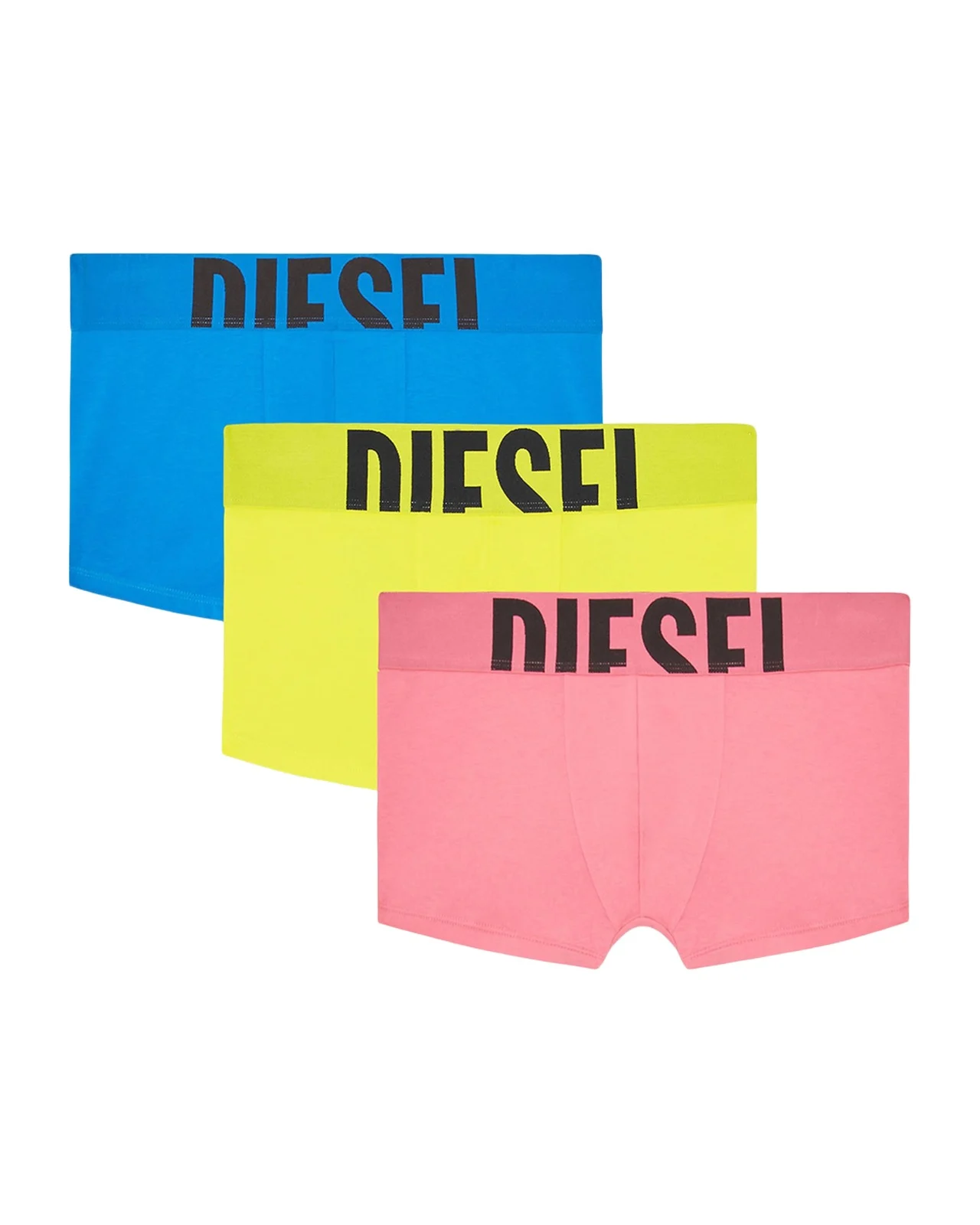 Diesel Men's Damien Multicolor DPop 3-Pack Boxer Briefs