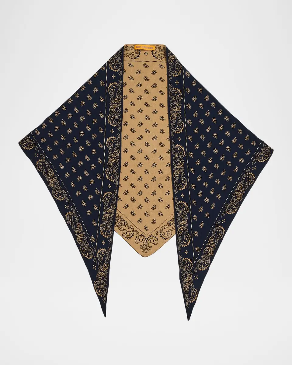 Guest In Residence The Wild Rag Silk-Blend Scarf | Thumbnail 5 Guest In Residence The Wild Rag Silk-Blend Scarf | Thumbnail 5
