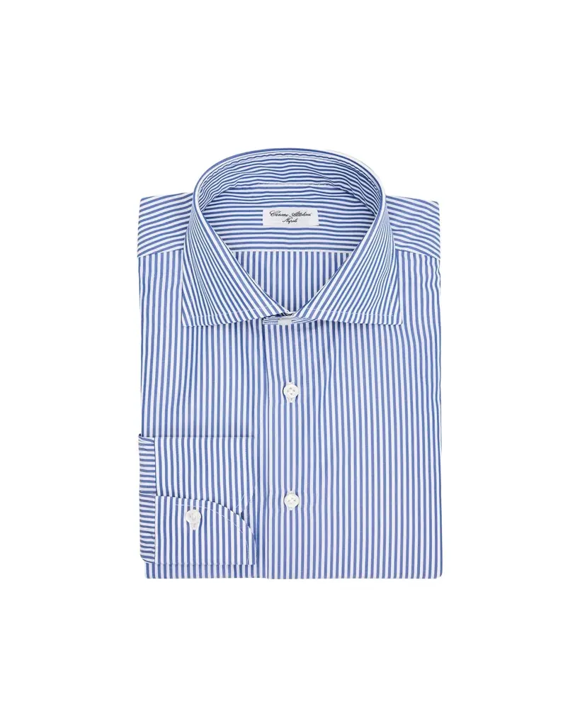 Cesare Attolini Men's Bengal Cotton Dress Shirt