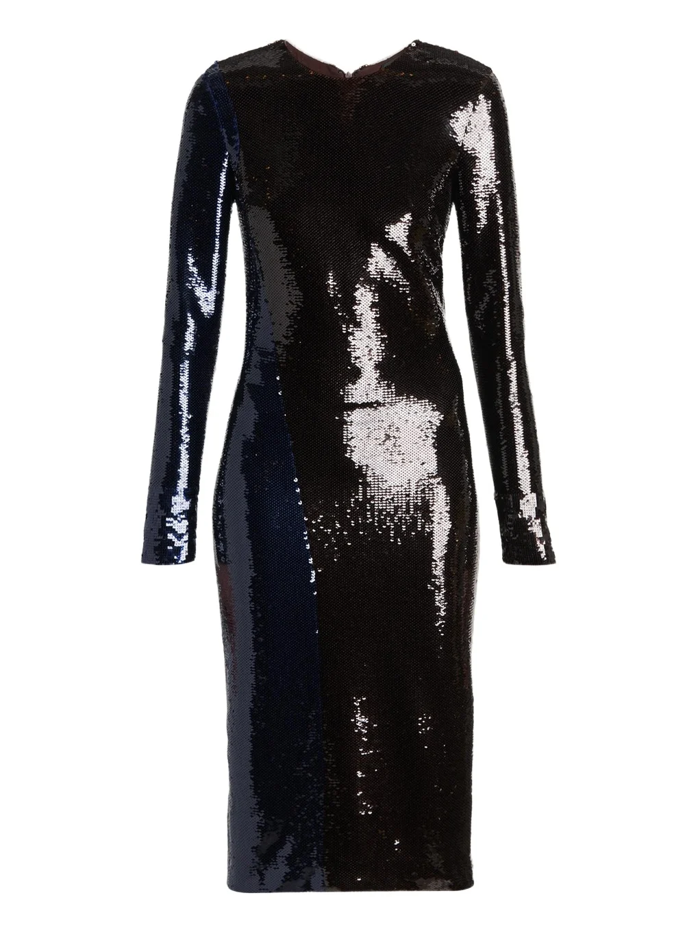 Sequined Long-Sleeve Midi Dress Sequined Long-Sleeve Midi Dress