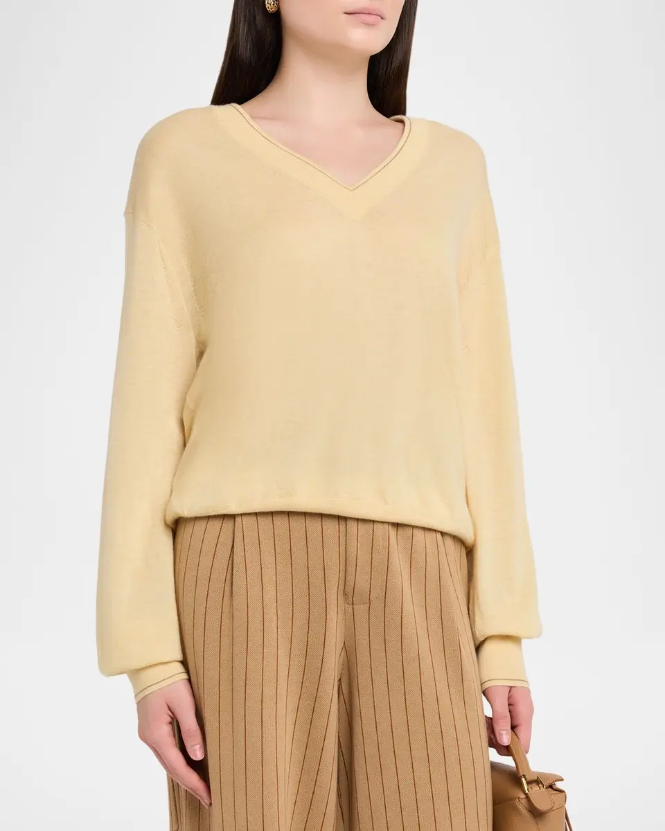 Guest In Residence The Airy V Sweater | Thumbnail 4 Guest In Residence The Airy V Sweater | Thumbnail 4