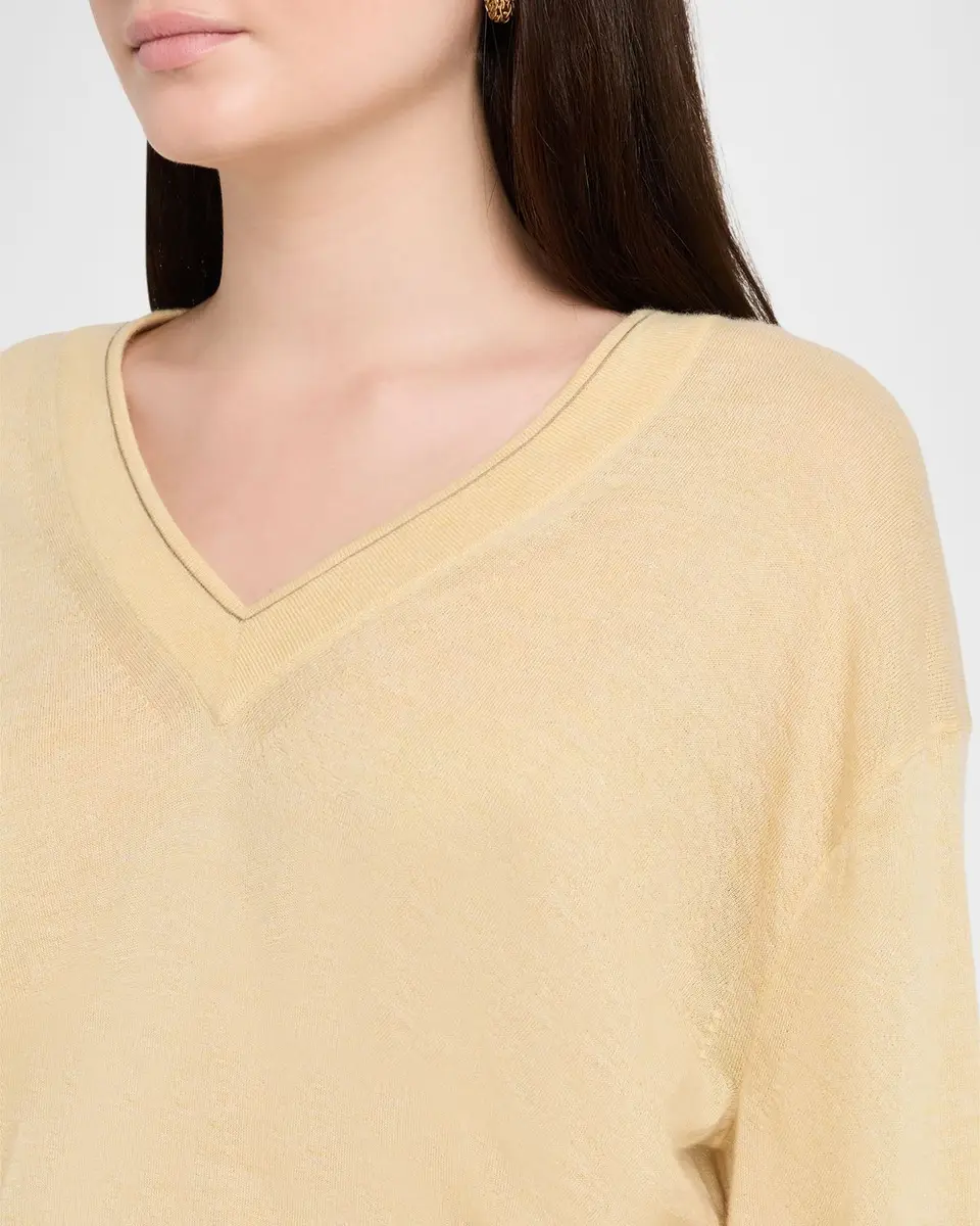 Guest In Residence The Airy V Sweater | Thumbnail 5 Guest In Residence The Airy V Sweater | Thumbnail 5
