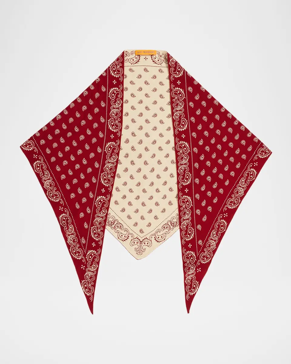 Guest In Residence The Wild Rag Silk-Blend Scarf | Thumbnail 5 Guest In Residence The Wild Rag Silk-Blend Scarf | Thumbnail 5