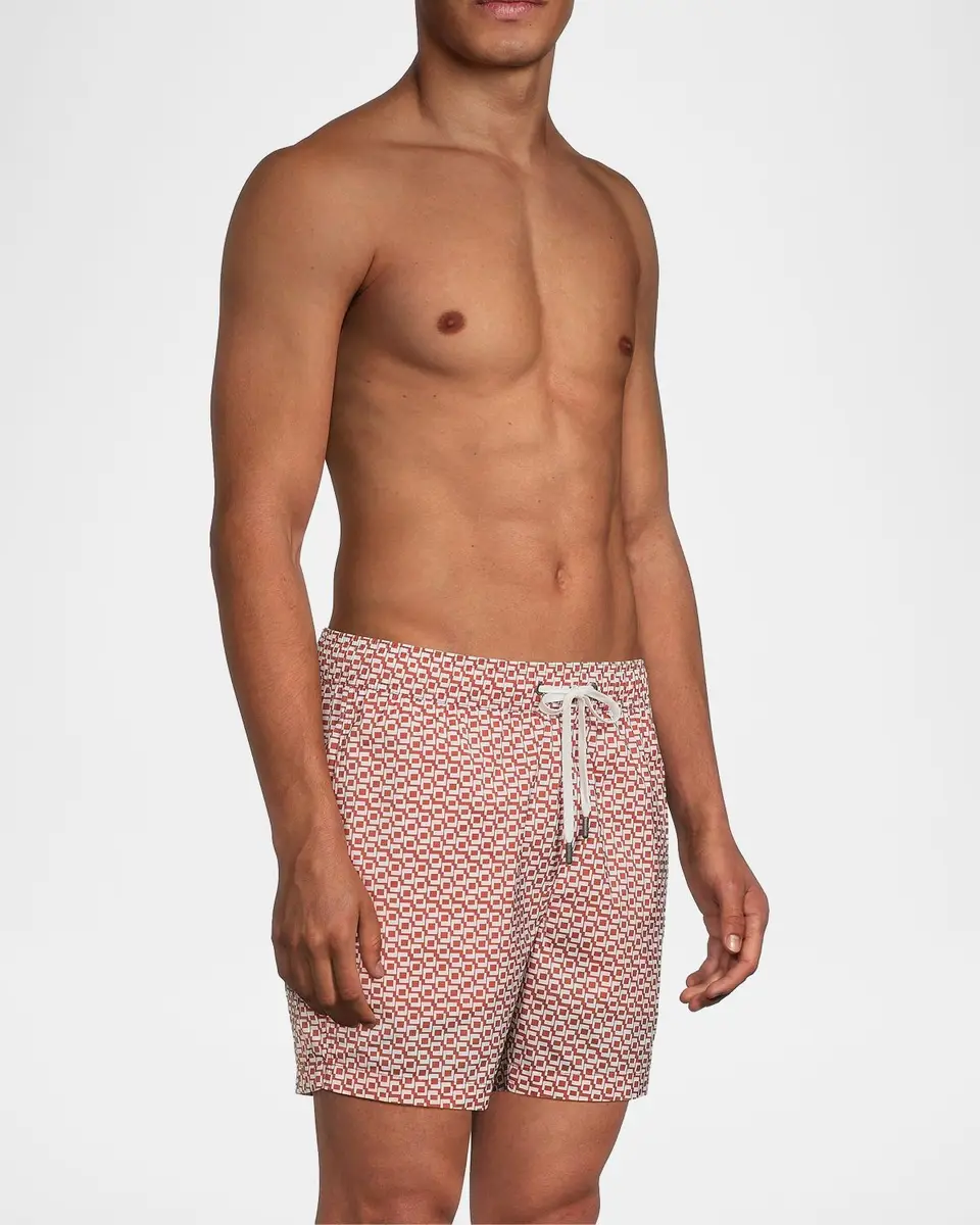 Onia Men's Calder Printed Swim Shorts | Thumbnail 6 Onia Men's Calder Printed Swim Shorts | Thumbnail 6