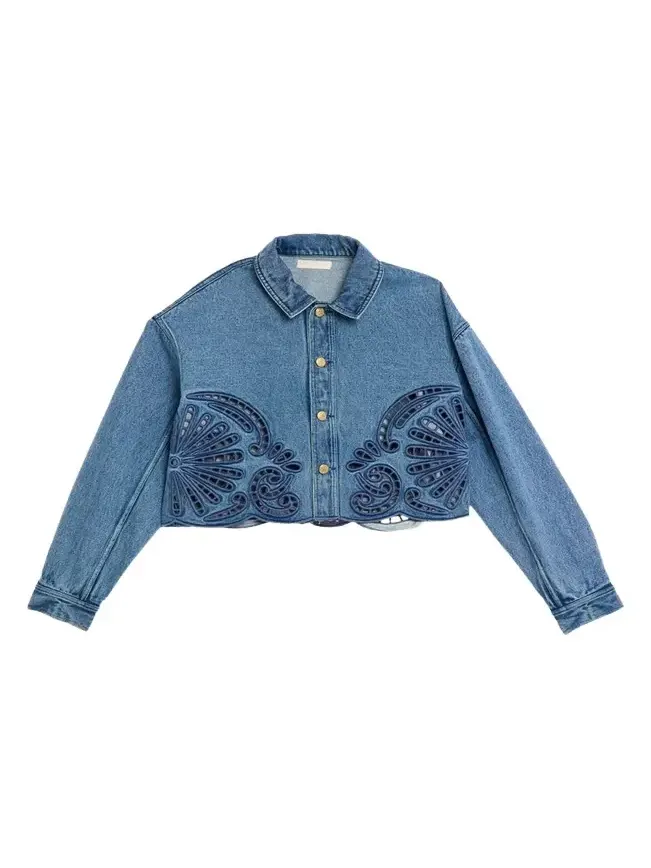 Bobbi Embroidered Denim Jacket Bobbi Embroidered Denim Jacket