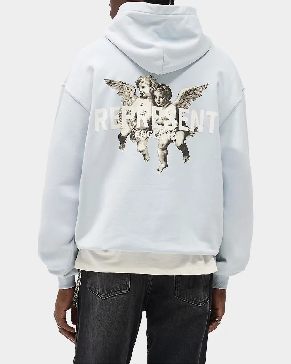 Represent Men's Legacy Cherubs Cotton Hoodie | Thumbnail 3 Represent Men's Legacy Cherubs Cotton Hoodie | Thumbnail 3