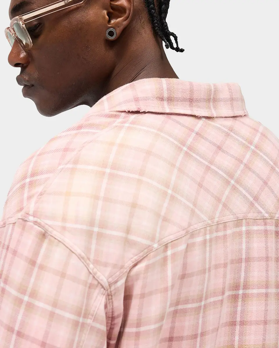 Represent Men's Legacy Check Cotton Shirt | Thumbnail 5 Represent Men's Legacy Check Cotton Shirt | Thumbnail 5