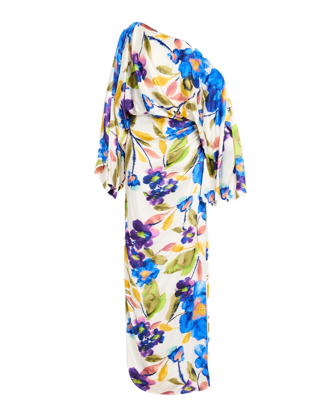 Noel Floral Asymmetric Maxi Dress Noel Floral Asymmetric Maxi Dress