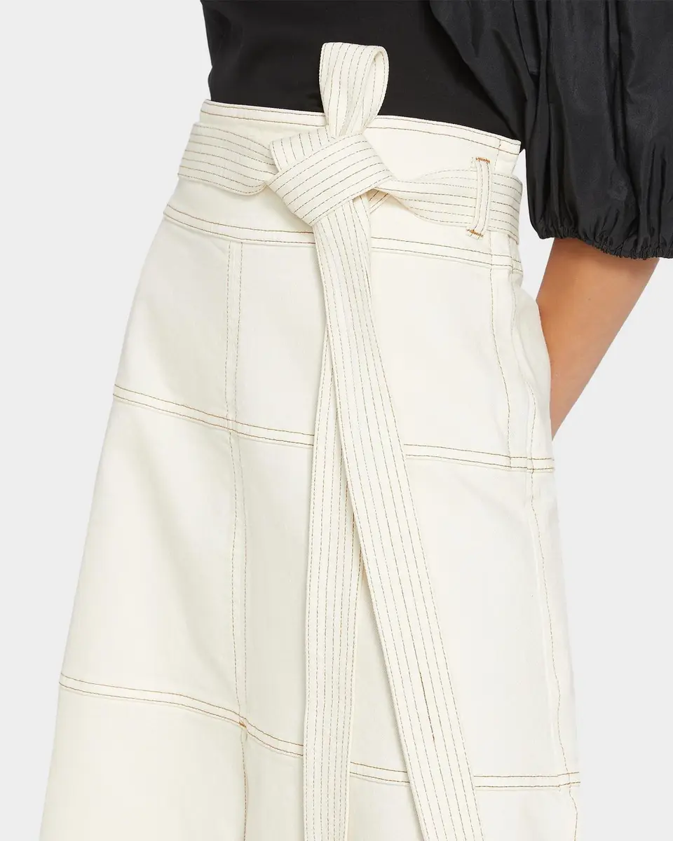 TANYA TAYLOR Hudson Belted Midi Skirt | Thumbnail 5 TANYA TAYLOR Hudson Belted Midi Skirt | Thumbnail 5