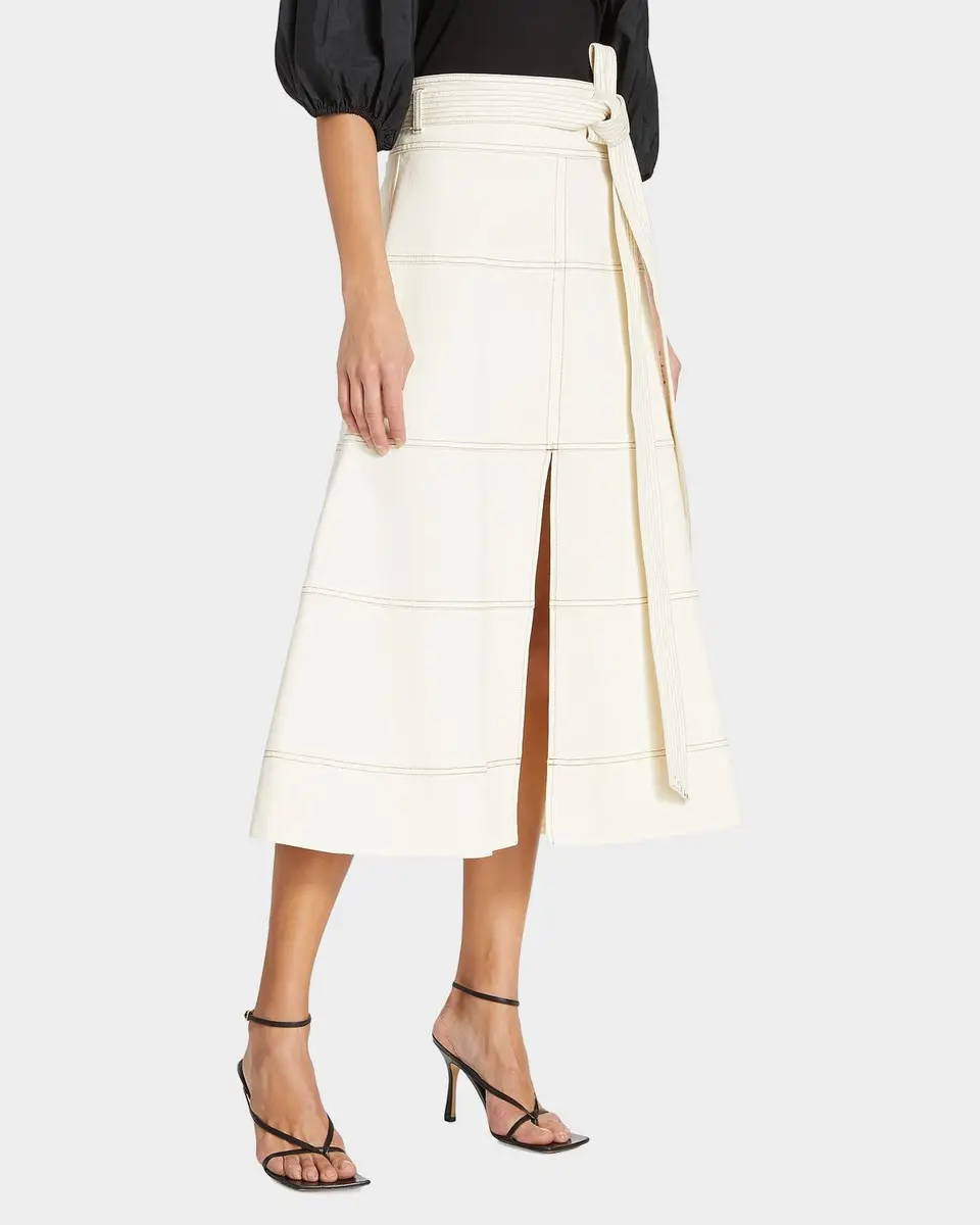 TANYA TAYLOR Hudson Belted Midi Skirt | Thumbnail 7 TANYA TAYLOR Hudson Belted Midi Skirt | Thumbnail 7