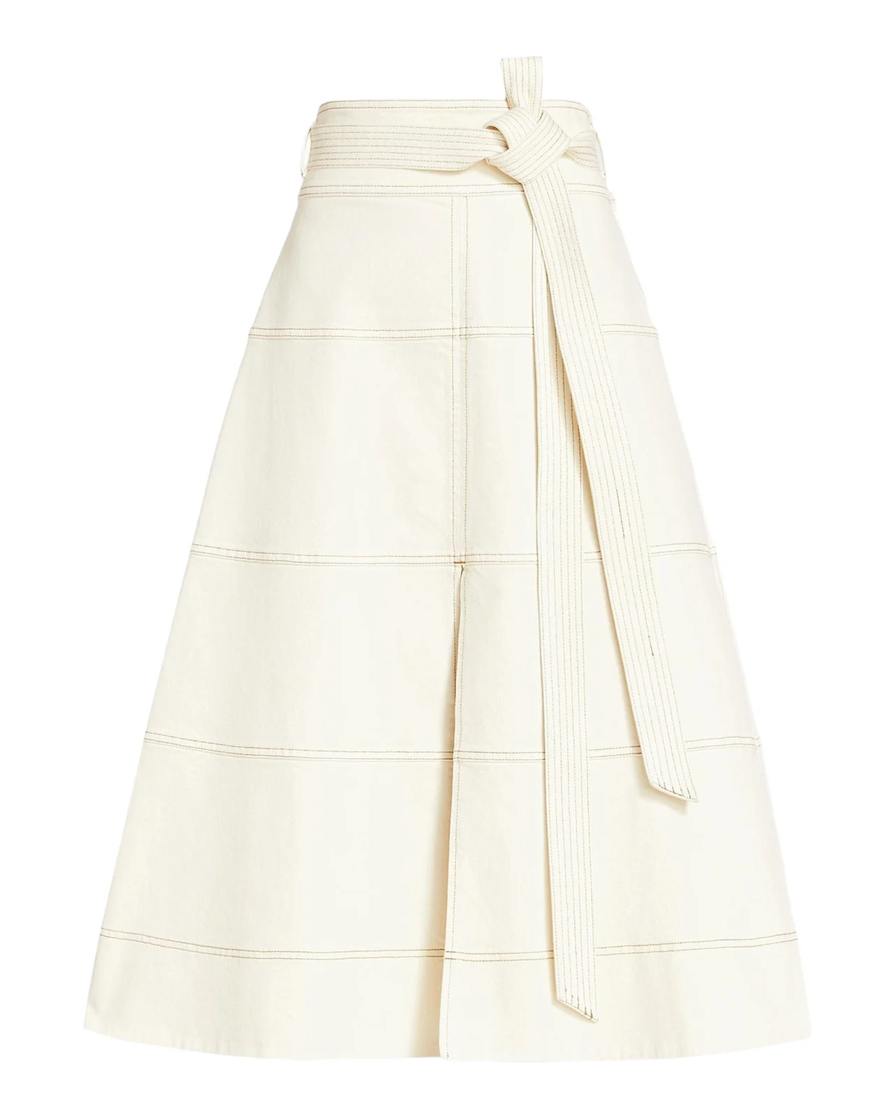 Hudson Belted Midi Skirt