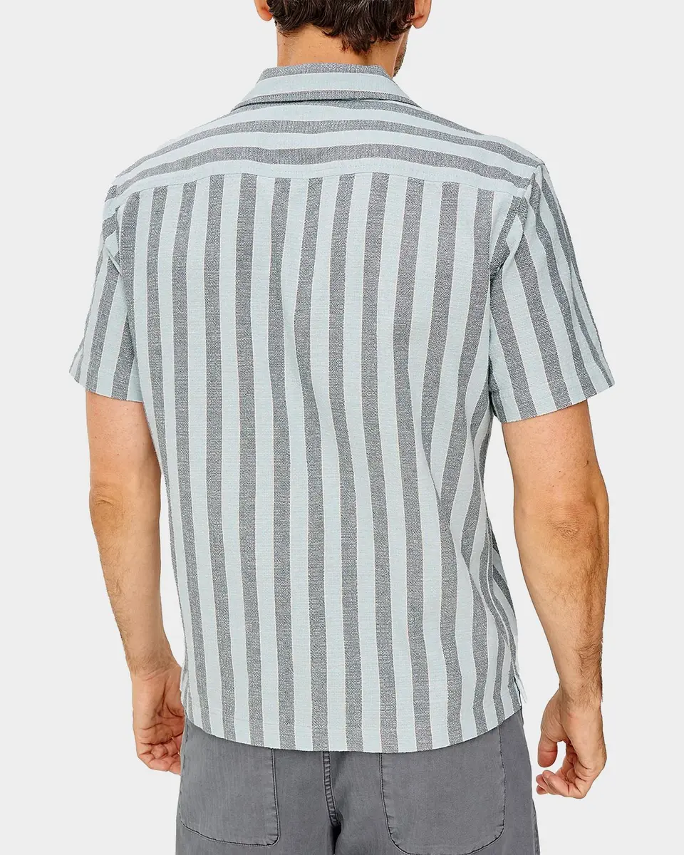 RAILS Men's Cotton Fielder Stripe Camp Shirt | Thumbnail 3 RAILS Men's Cotton Fielder Stripe Camp Shirt | Thumbnail 3
